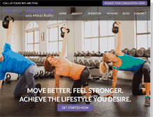 Tablet Screenshot of fitnesstransform.com